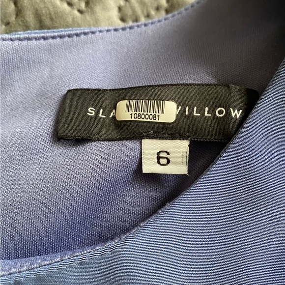 Slate & Willow Blue Trapeze Dress, Size 6 - Picture 7 of 8